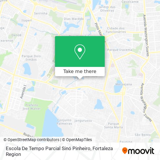 Mapa Escola De Tempo Parcial Sinó Pinheiro