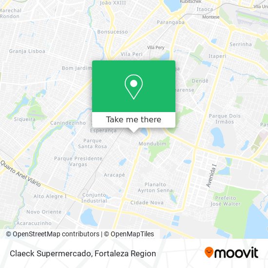 Mapa Claeck Supermercado