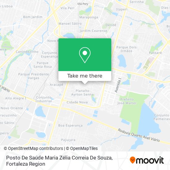 Posto De Saúde Maria Zélia Correia De Souza map