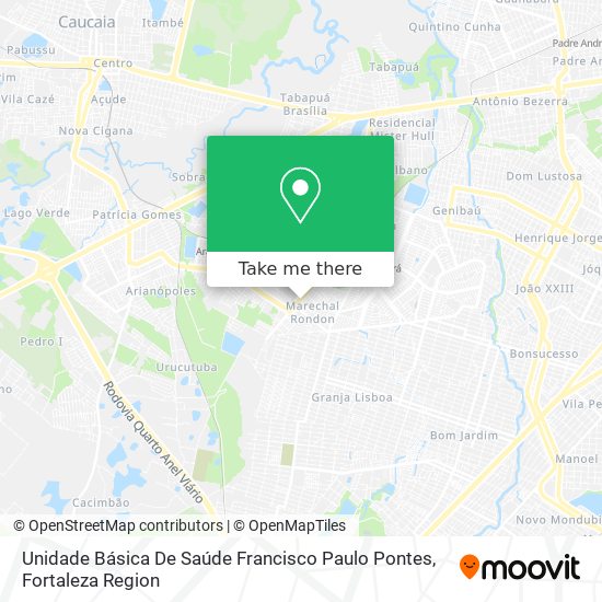 Unidade Básica De Saúde Francisco Paulo Pontes map