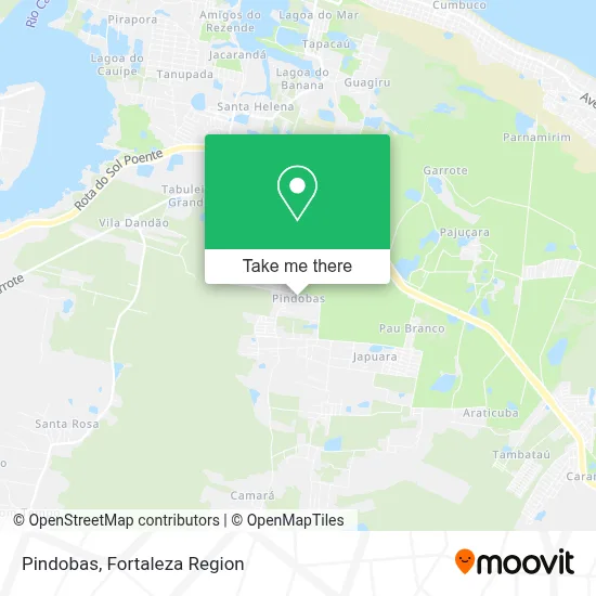 Pindobas map