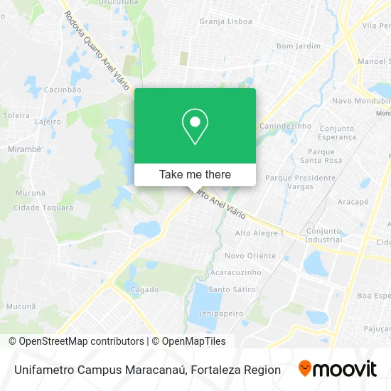 Unifametro Campus Maracanaú map