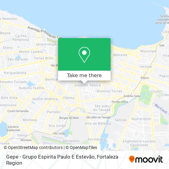 Gepe - Grupo Espirita Paulo E Estevão map
