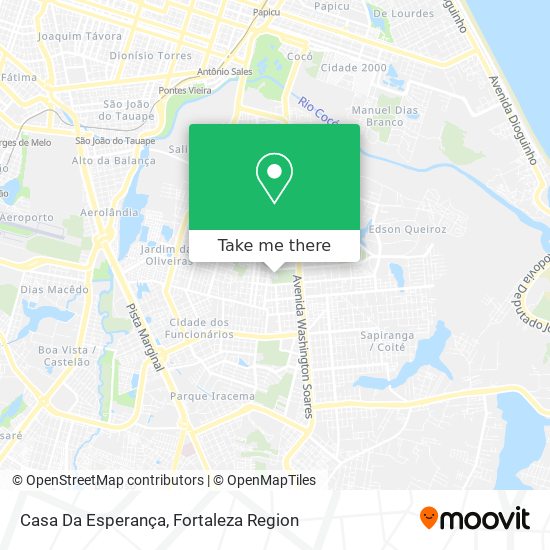 Casa Da Esperança map