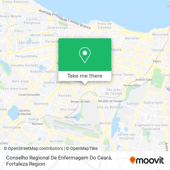 Conselho Regional De Enfermagem Do Ceará map