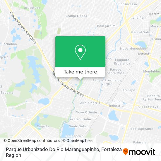 Parque Urbanizado Do Rio Maranguapinho map