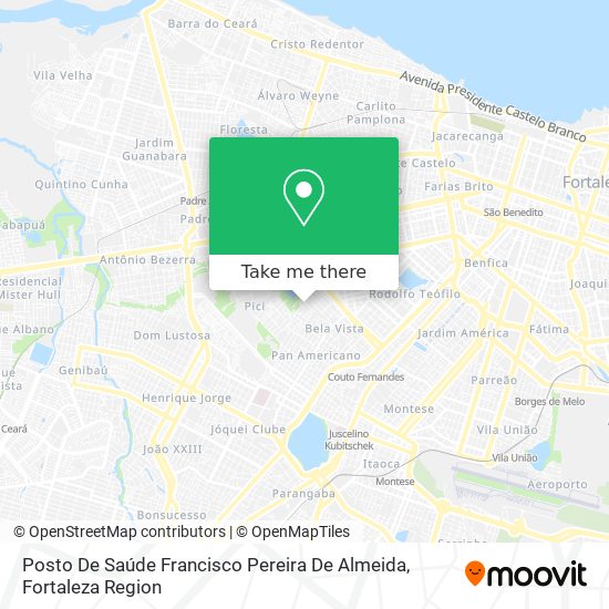 Posto De Saúde Francisco Pereira De Almeida map