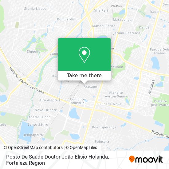 Posto De Saúde Doutor João Elísio Holanda map