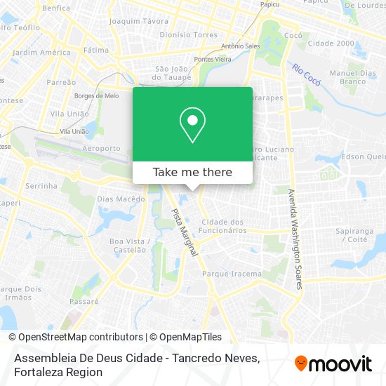 Assembleia De Deus Cidade - Tancredo Neves map