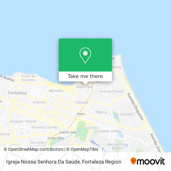 Mapa Igreja Nossa Senhora Da Saúde