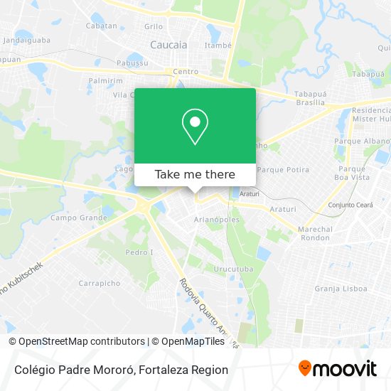 Colégio Padre Mororó map