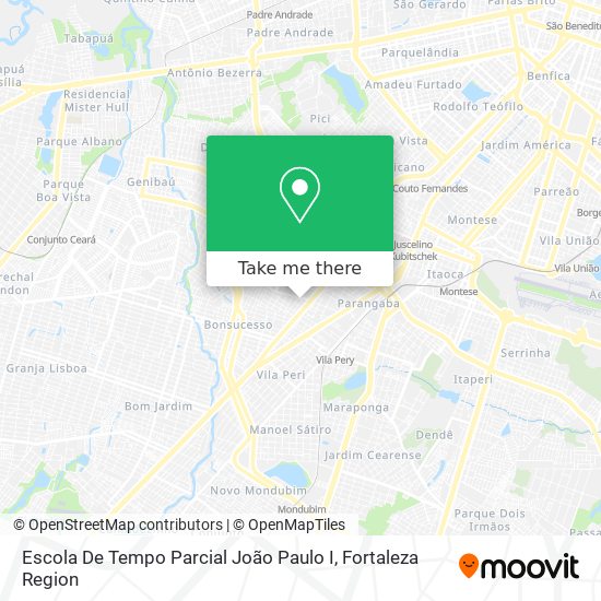 Escola De Tempo Parcial João Paulo I map