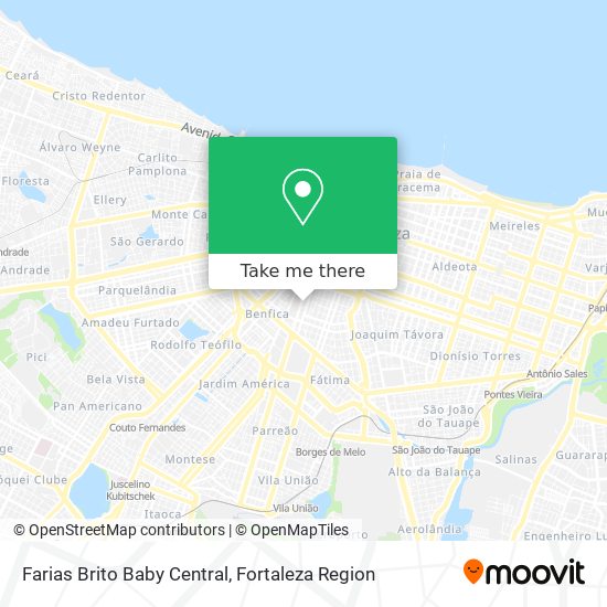 Farias Brito Baby Central map