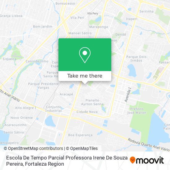 Escola De Tempo Parcial Professora Irene De Souza Pereira map