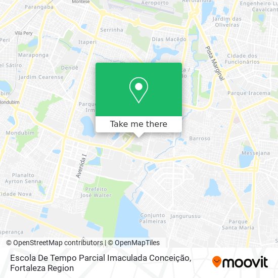 Mapa Escola De Tempo Parcial Imaculada Conceição