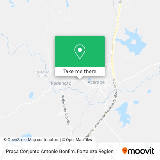 Praça Conjunto Antonio Bonfim map