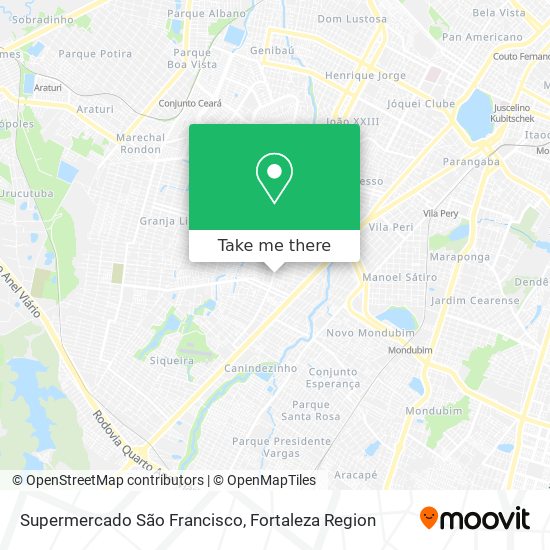 Mapa Supermercado São Francisco