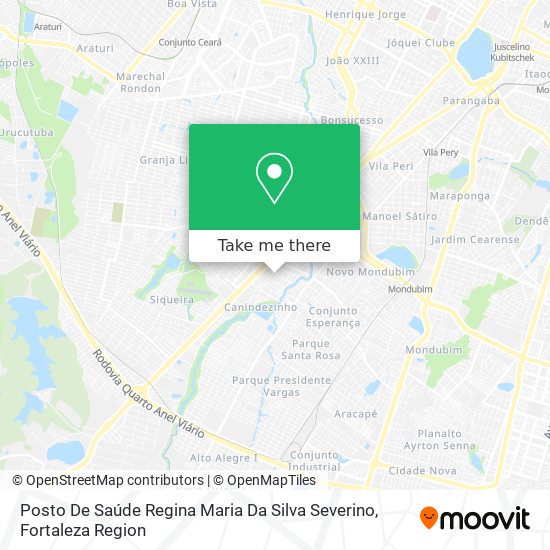 Posto De Saúde Regina Maria Da Silva Severino map