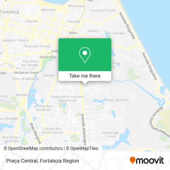 Praça Central map
