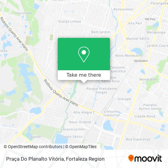 Mapa Praça Do Planalto Vitória