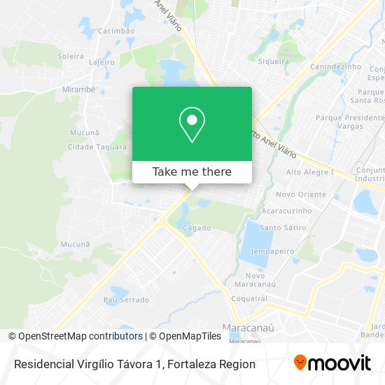 Mapa Residencial Virgílio Távora 1