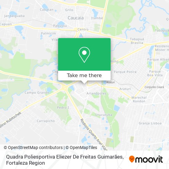 Quadra Poliesportiva Eliezer De Freitas Guimarães map