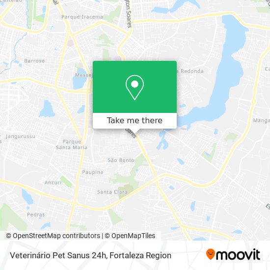 Veterinário Pet Sanus 24h map