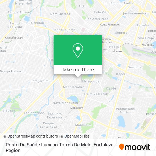 Posto De Saúde Luciano Torres De Melo map