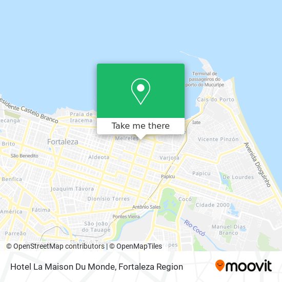 Hotel La Maison Du Monde map