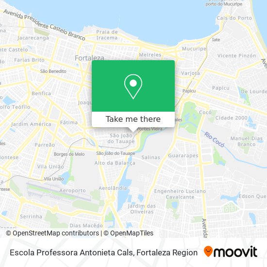 Escola Professora Antonieta Cals map