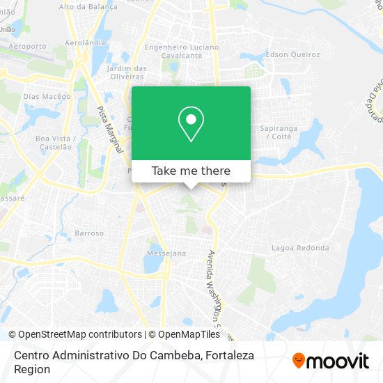 Centro Administrativo Do Cambeba map