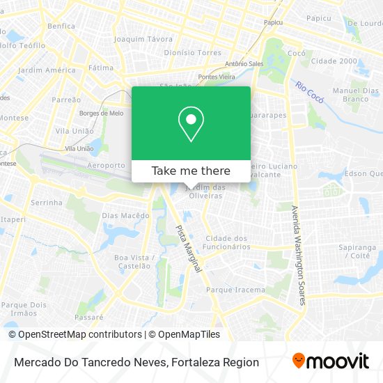 Mercado Do Tancredo Neves map