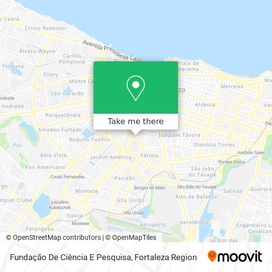 Fundação De Ciência E Pesquisa map