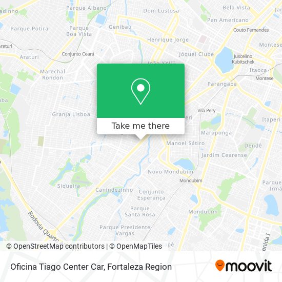 Oficina Tiago Center Car map