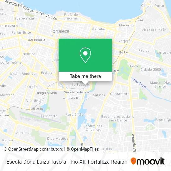 Escola Dona Luiza Távora - Pio XII map