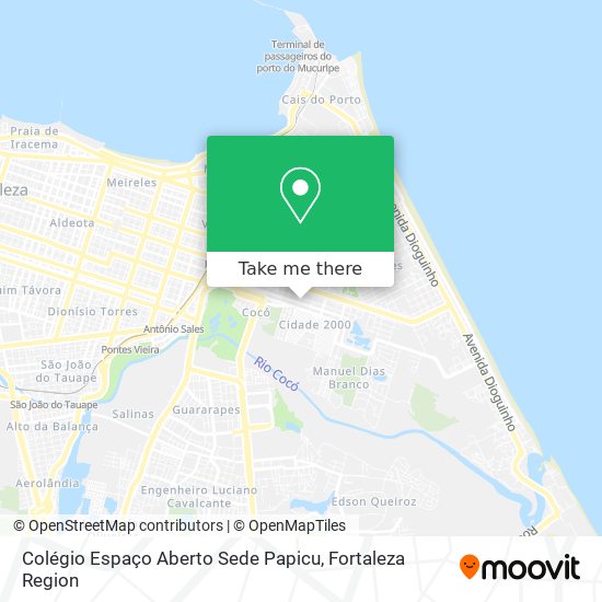 Colégio Espaço Aberto Sede Papicu map