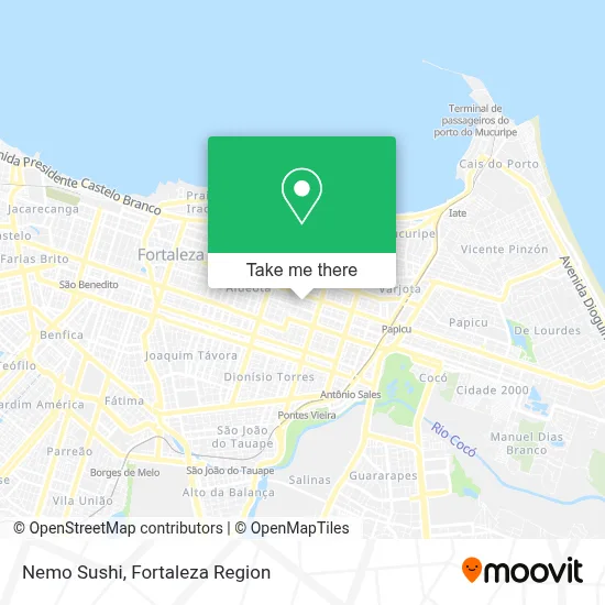 Nemo Sushi map