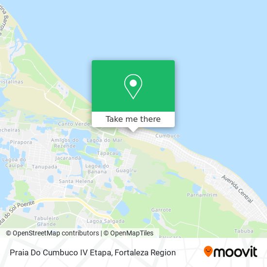 Praia Do Cumbuco IV Etapa map