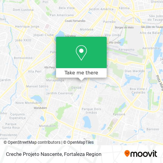 Creche Projeto Nascente map