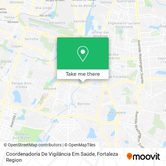 Coordenadoria De Vigilância Em Saúde map