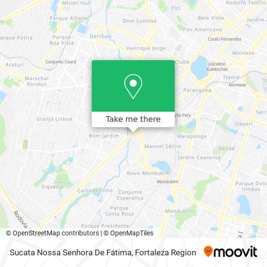 Sucata Nossa Senhora De Fátima map