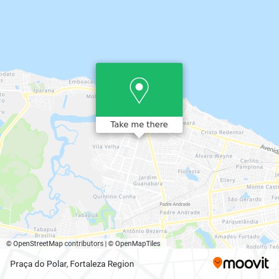 Praça do Polar map