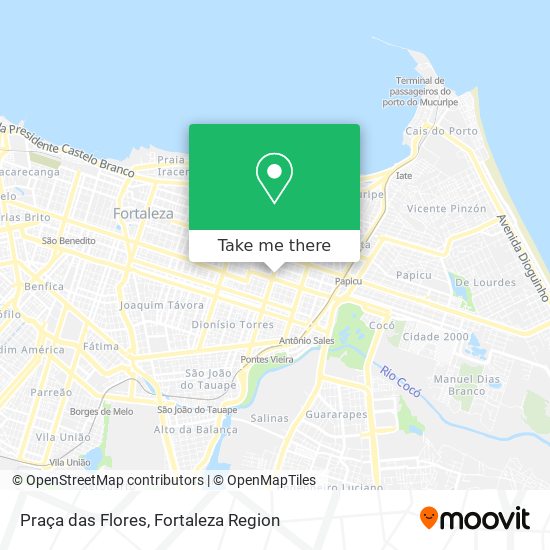 Praça das Flores map