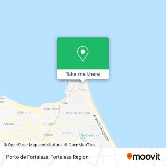 Mapa Porto de Fortaleza