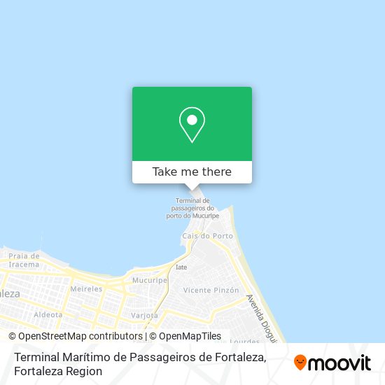 Terminal Marítimo de Passageiros de Fortaleza map