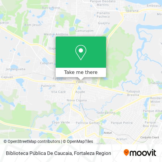 Biblioteca Pública De Caucaia map