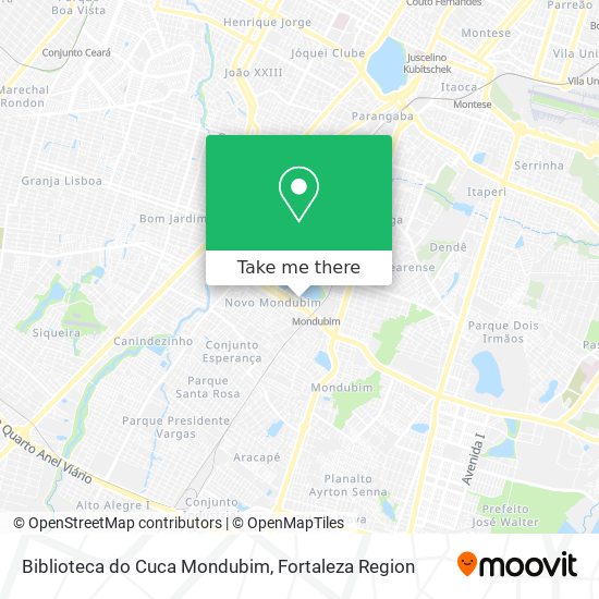 Biblioteca do Cuca Mondubim map