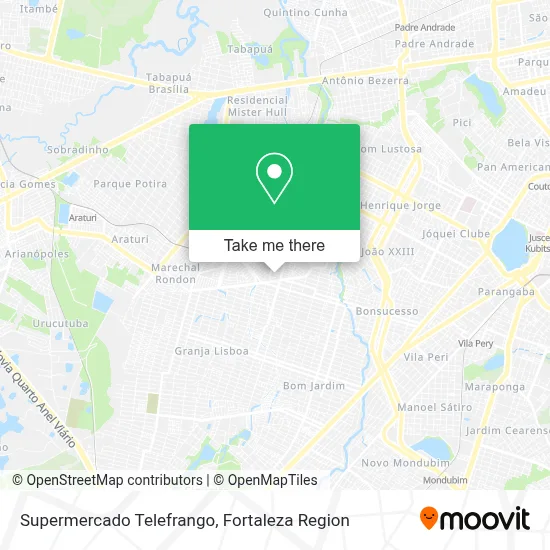 Supermercado Telefrango map
