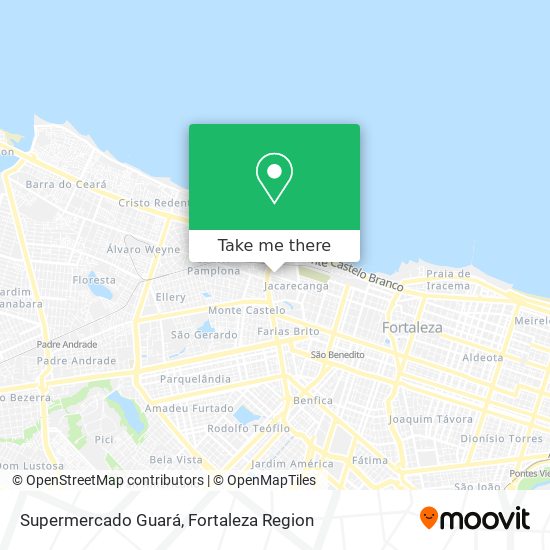 Supermercado Guará map