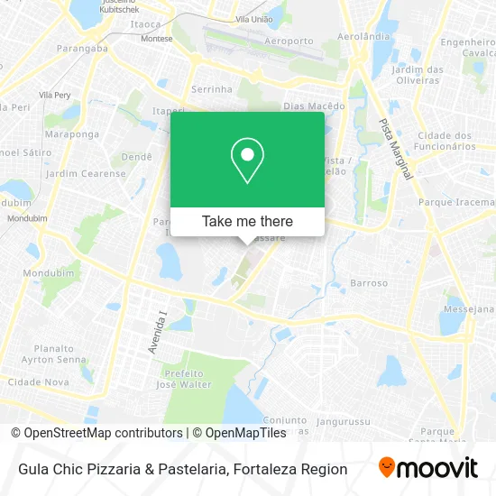 Gula Chic Pizzaria & Pastelaria map